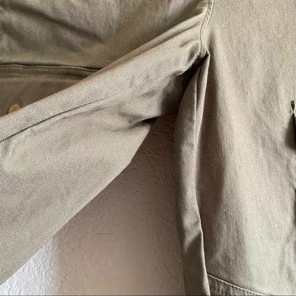 J. Crew Olive Green Cargo Pants High Rise Straight - Picture 4 of 9